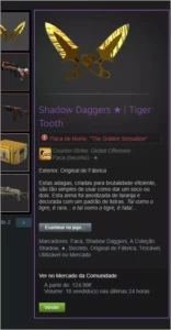 Conta steam com skins - Counter Strike CS