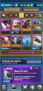 conta clash royale nil 11, com todas as cartas, barato