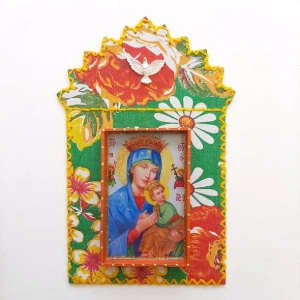 Capelinha "N. S. do Perpétuo Socorro" - Artesanato e Personalizados
