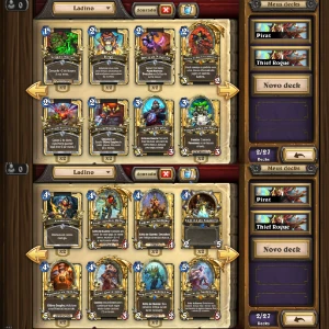 Hearthstone 59 lendárias mts douradas, ideal pra rogue - Blizzard