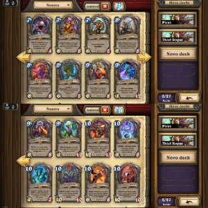 Hearthstone 59 lendárias mts douradas, ideal pra rogue - Blizzard