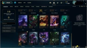 Conta gold 4 com 58% de winrate - League of Legends LOL