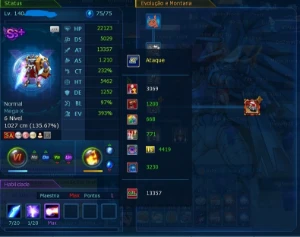 Conta Ladmo Omega com DARKNESSBAGRA - Digimon Masters Online