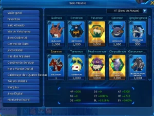 Conta Ladmo Omega com DARKNESSBAGRA - Digimon Masters Online