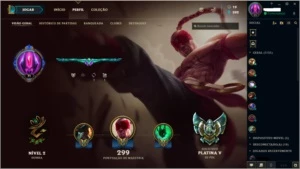 Conta league of legends platinum LOL