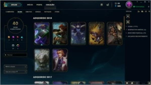 Conta league of legends platinum LOL