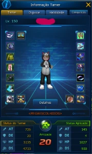 Conta Mid-Game 1 Rank U La-Omega - Digimon Masters Online DMO