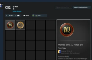 Conta 15 Anos Steam Medalha 5/10 - Counter Strike CS