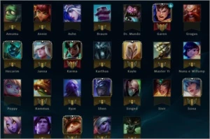 Conta de lol Plat 4 - League of Legends
