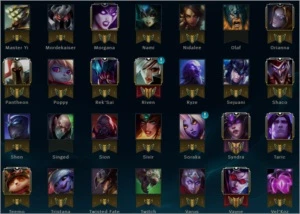 Conta de lol platina v - 13 skins - 60 campeoes - League of Legends