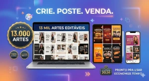 13 Mil Artes Editáveis 😱 Lucre Hoje! - Outros