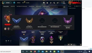 CONTA Mestre 160 skins, antiga s4 - League of Legends LOL