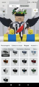 Conta Roblox robux gasto