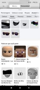 Conta Roblox robux gasto