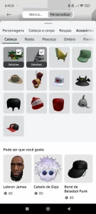 Conta Roblox robux gasto