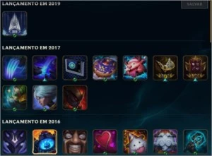 Conta LOL LVL 38 - Conta de 2013 Várias Skins Raras - League of Legends