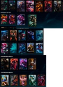 Conta LOL LVL 38 - Conta de 2013 Várias Skins Raras - League of Legends