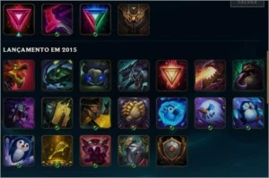 Conta LOL LVL 38 - Conta de 2013 Várias Skins Raras - League of Legends