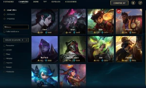 Unranked com TODOS os champs e 172 Skins + 4k de RP - League of Legends LOL