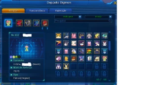 Conta LADMO Omegamon Tamer Tai com BloomLordmon Perfeito! - Digimon Masters Online