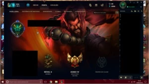 CONTA LOL OURO 4 100 PDL - League of Legends