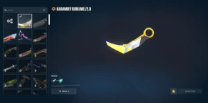 Conta de Valorant com kaarambit e varias skins