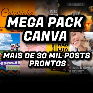 Mega Pack De 30 Mil Posts Canva - Outros