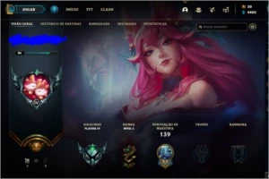 Conta LOL platina - League of Legends