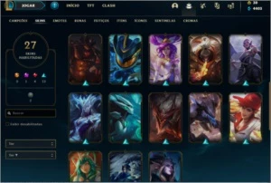 Conta LOL platina - League of Legends