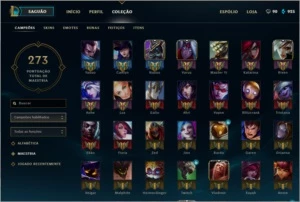 Conta Boa, lvl 86,  61 campeões prata 1 - League of Legends LOL