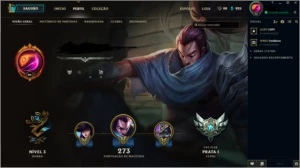 Conta Boa, lvl 86,  61 campeões prata 1 - League of Legends LOL