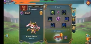 Conta Lords Mobile - 50m - CT 25 - 600k T3