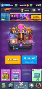 CONTA CLASH ROYALE NÍVEL 12