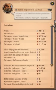 Conta albion online, 730m de fama, acompanha e-mail!