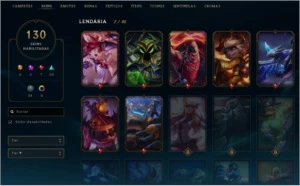 CONTA DIAMANTE 4 - League of Legends LOL