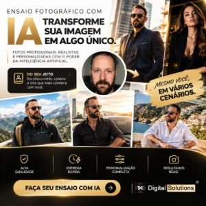Ensaio Fotográfico com IA - Inteligência Artificial
