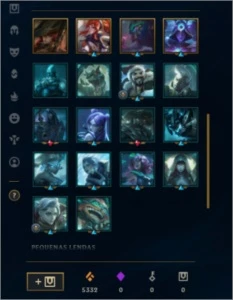 CONTA G2 40 SKINS+ - League of Legends LOL