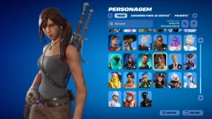Conta Fortinite | 91 skins | Lara Croft | ENTREGA AUTOMÁTICA - Fortnite