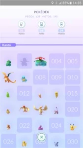 Conta de Pokémon GO 3ª Geração