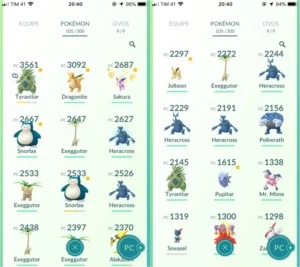 Vendo conta pokemon go lvl 30 instinct (16) + 3000 moedas - Pokémon