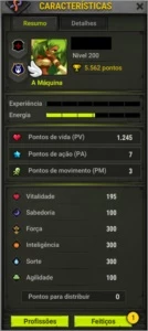 Dofus - Sadida 200, 5,5k de conquistas, scrollado