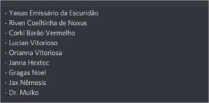 CONTA LOL // BARÃO VERMELHO, YASUO EMISSÁRIO - League of Legends