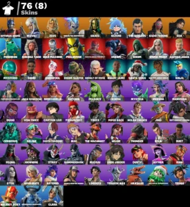 Conta Fortnite | 76 Skins | Captain Levi | Melhor Entrega