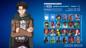 Conta Fortnite | 76 Skins | Captain Levi | Melhor Entrega