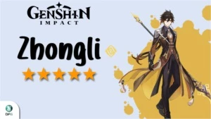 ✨ GENSHIN IMPACT CONTA COM ZHONGLI 5⭐ AR5-10 ✨