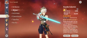 CONTA GENSHIN AR56 / 13x5★ / Scaramouch, Cyno, Kazuha e MAIS - Genshin Impact