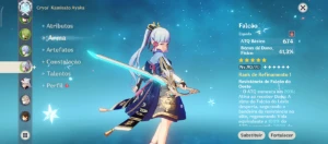 CONTA GENSHIN AR56 / 13x5★ / Scaramouch, Cyno, Kazuha e MAIS - Genshin Impact