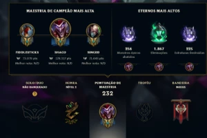 League Of Legends - Conta Mono Shaco LOL