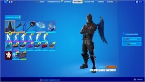 Conta Fortnite com Cavaleiro Negro