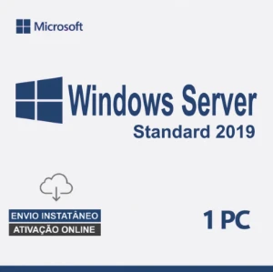 Windows Server Standard 2019 Chave Ativação Vitalícia - Softwares e Licenças